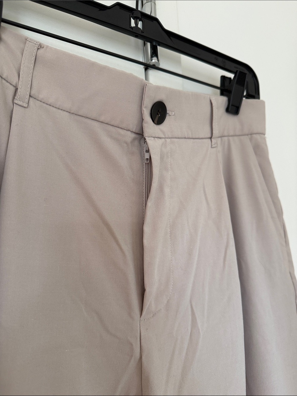 Zara Wide Leg Pants in Light Taupe - Picture 2 of 5